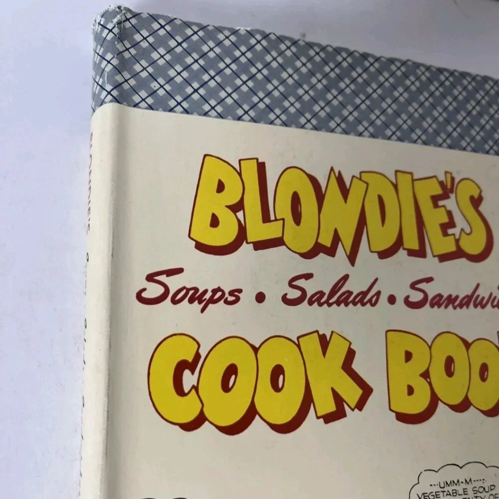 Vintage 1947 Blondie's Cook Book Chic Young Dagwood HC with Dust Jacket
